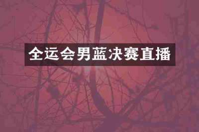 全运会男蓝决赛直播