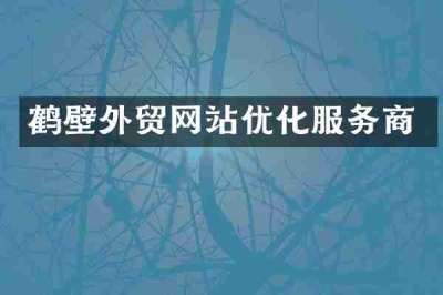 鹤壁外贸网站优化服务商