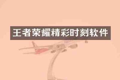 王者荣耀精彩时刻软件