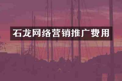 石龙网络营销推广费用