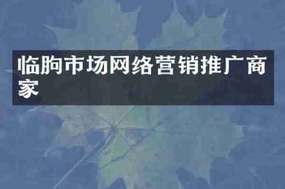 临朐市场网络营销推广商家