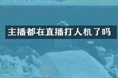主播都在直播打人机了吗