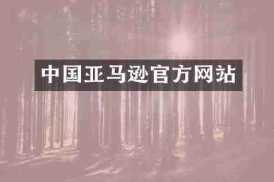 中国亚马逊官方网站