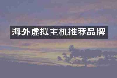 海外虚拟主机推荐品牌