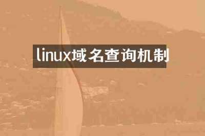 linux域名查询机制
