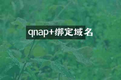 qnap+绑定域名