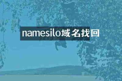 namesilo域名找回