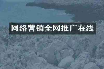网络营销全网推广在线