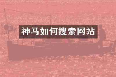神马如何搜索网站