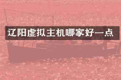 辽阳虚拟主机哪家好一点