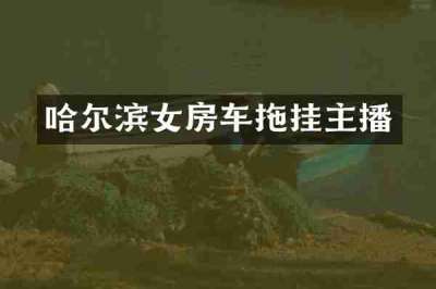 哈尔滨女房车拖挂主播
