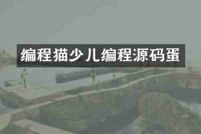 编程猫少儿编程源码蛋