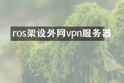 ros架设外网vpn服务器