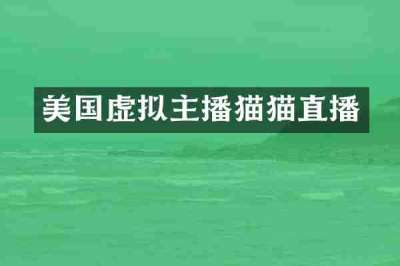 美国虚拟主播猫猫直播