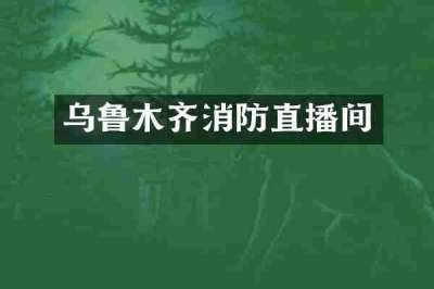 乌鲁木齐消防直播间