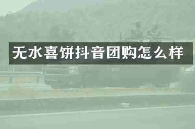 无水喜饼抖音团购怎么样