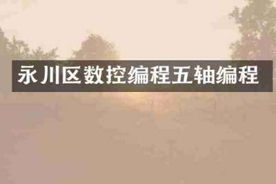 永川区数控编程五轴编程