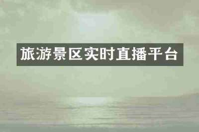 旅游景区实时直播平台