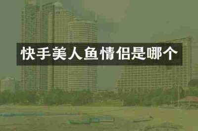 快手美人鱼情侣是哪个