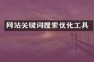网站关键词搜索优化工具