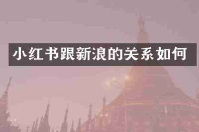 小红书跟新浪的关系如何