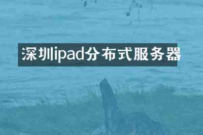 深圳ipad分布式服务器