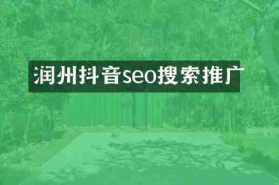 润州抖音seo搜索推广