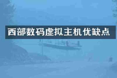 西部数码虚拟主机优缺点