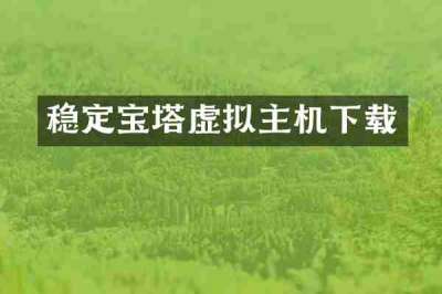 稳定宝塔虚拟主机下载