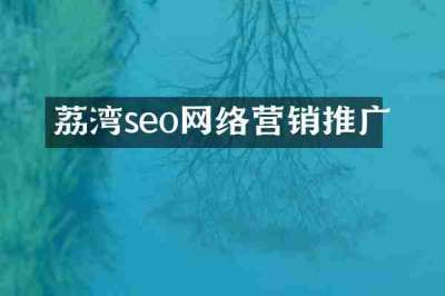 荔湾seo网络营销推广
