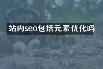 站内seo包括元素优化吗