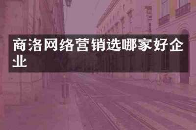 商洛网络营销选哪家好企业