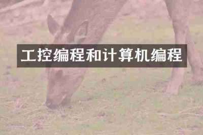 工控编程和计算机编程