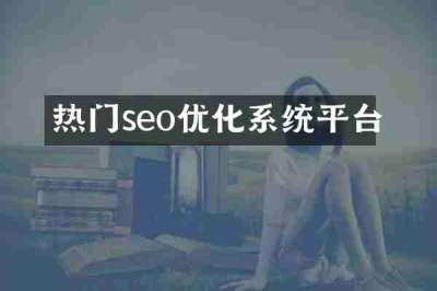 热门seo优化系统平台