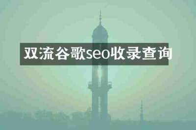 双流谷歌seo收录查询
