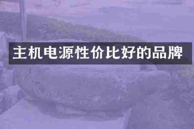 主机电源性价比好的品牌