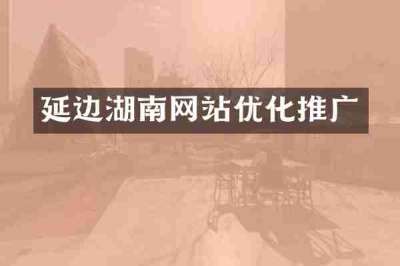 延边湖南网站优化推广