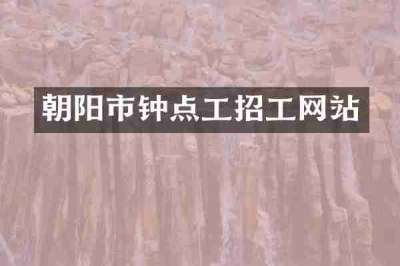 朝阳市钟点工招工网站