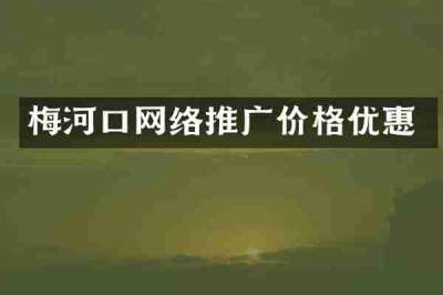 梅河口网络推广价格优惠