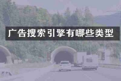 广告搜索引擎有哪些类型