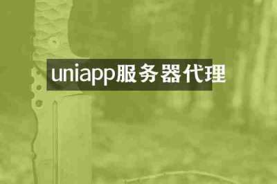 uniapp服务器代理