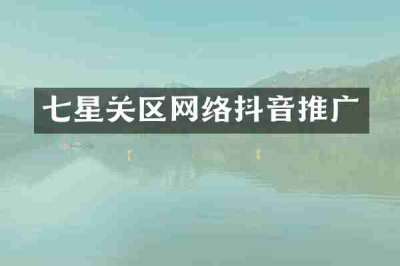 七星关区网络抖音推广