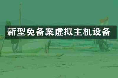 新型免备案虚拟主机设备