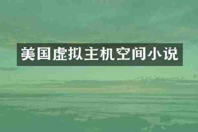 美国虚拟主机空间小说