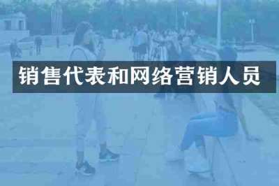 销售代表和网络营销人员