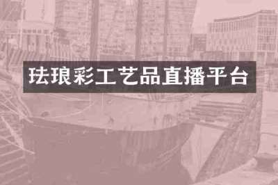 珐琅彩工艺品直播平台
