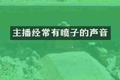 主播经常有喷子的声音