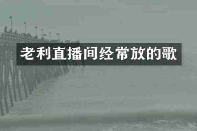 老利直播间经常放的歌