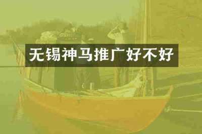 无锡神马推广好不好