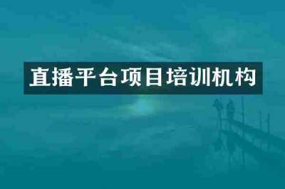 直播平台项目培训机构
